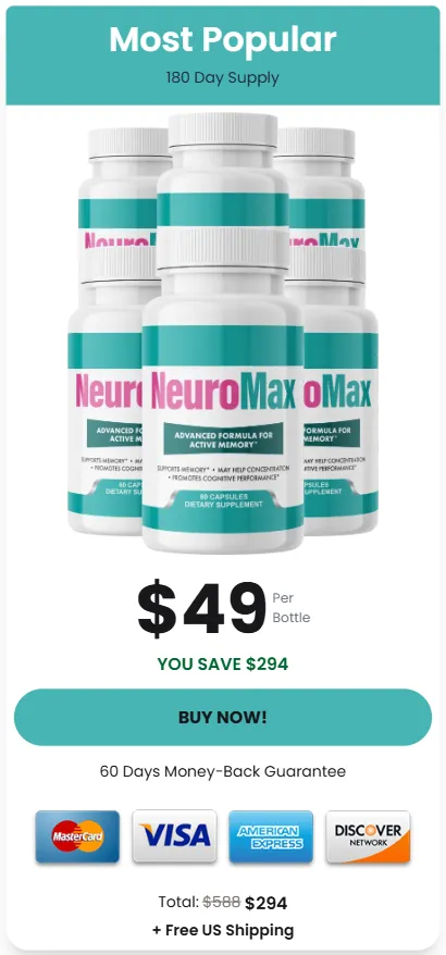 buy neuromax 6 bottles