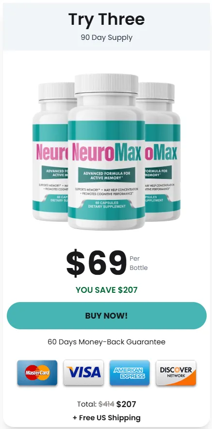 buy neuromax 3 bottles