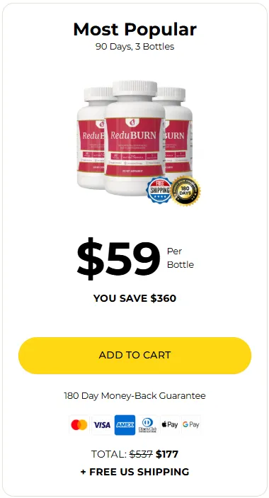 buy ReduBurn 3 bottles