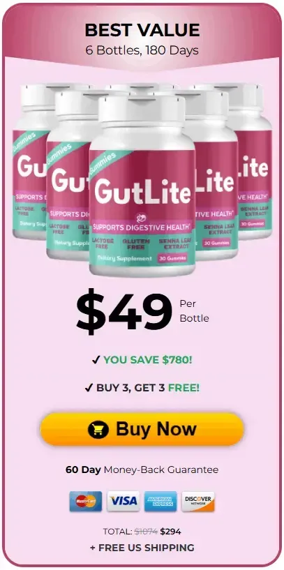 buy GutLite 6 bottles