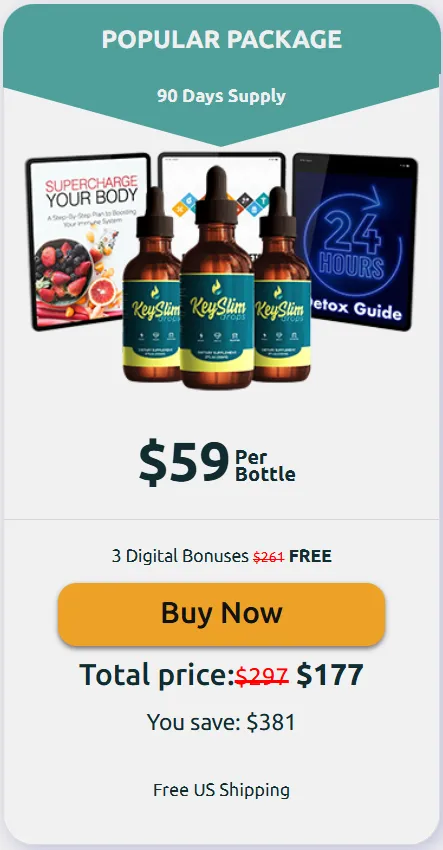 buy keyslim drops 3 bottles