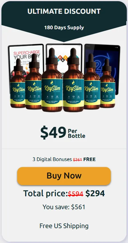buy keyslim drops 6 bottles