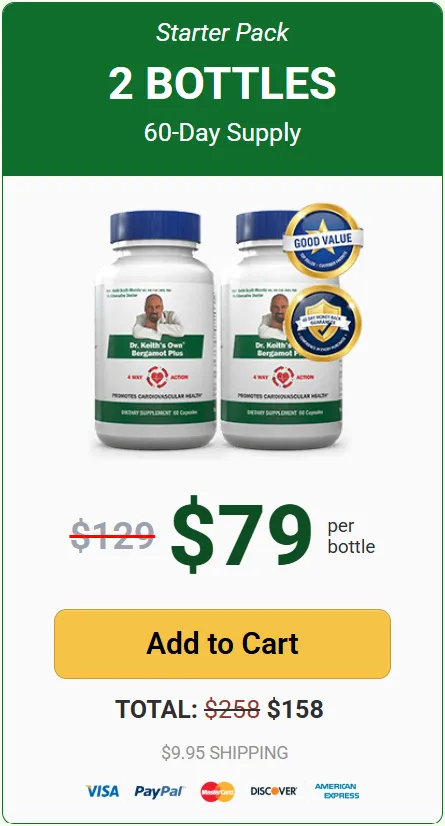 bergamot plus 2 bottles price