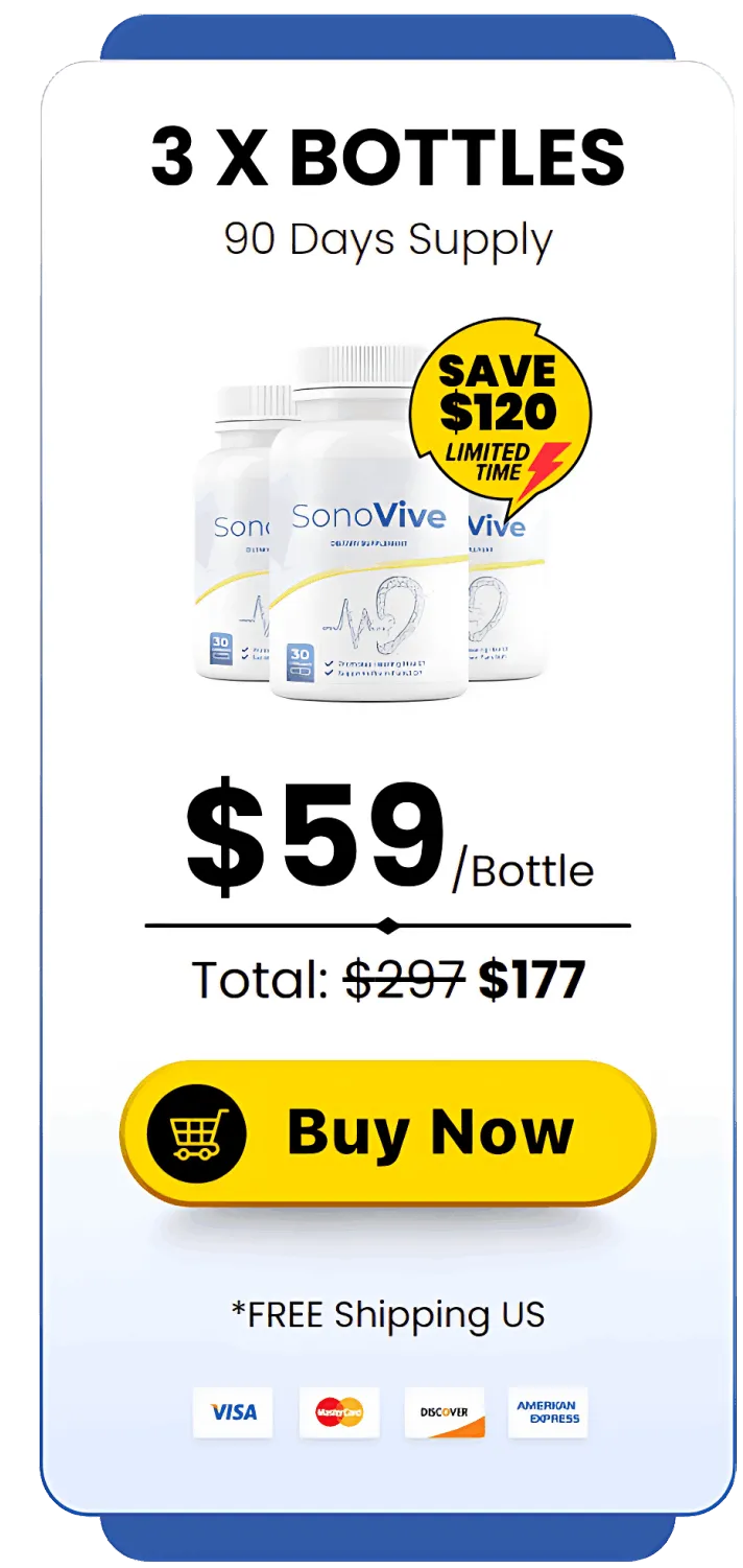 sonovive 3 bottles price