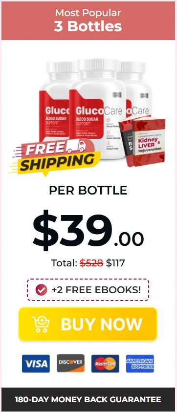 gluco care 3 bottles price