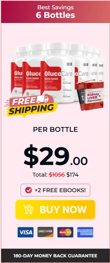 gluco care 6 bottles price