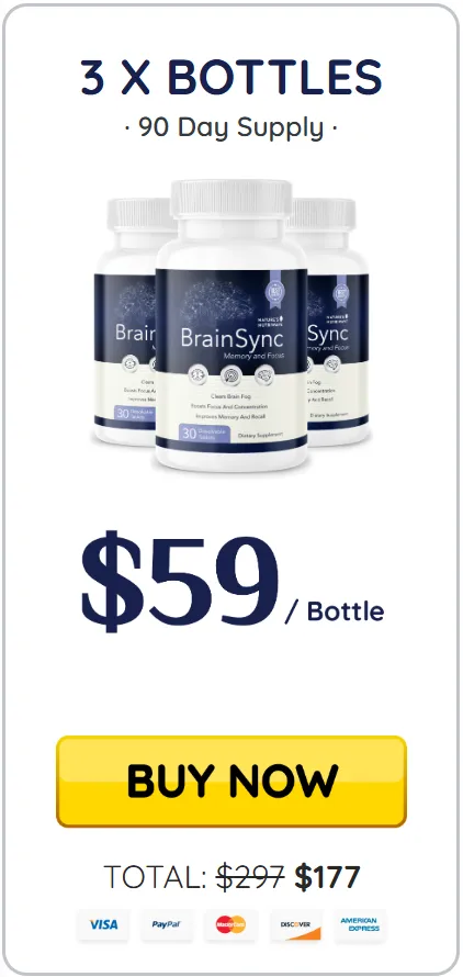 BrainSync 3 bottles price
