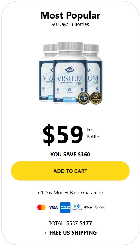 visiumpro 3 bottles price