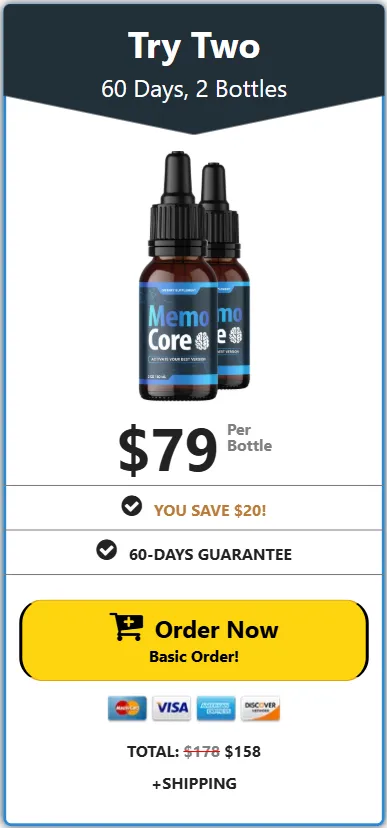memocore 2 bottles price
