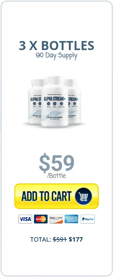 alpha stream plus 3 bottles price