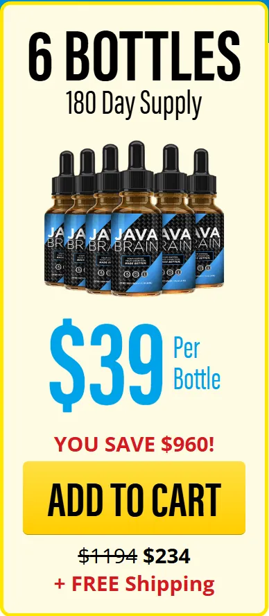 java brain 6 bottles price