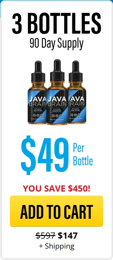 java brain 3 bottles price