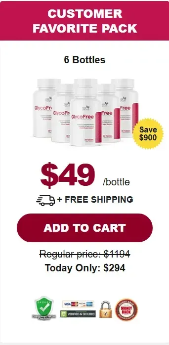 glycofree 6 bottles price
