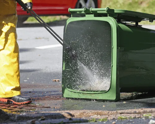 Trash Bin Washing in Denton County