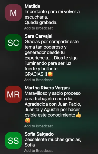 Testimoniales Webinars Juan Pablo Gaviria