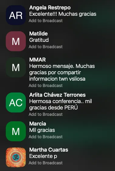 Testimoniales Webinars Juan Pablo Gaviria