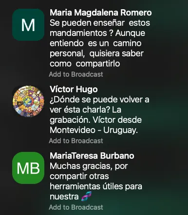 Testimoniales Webinars Juan Pablo Gaviria