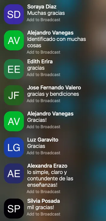 Testimoniales Webinars Juan Pablo Gaviria