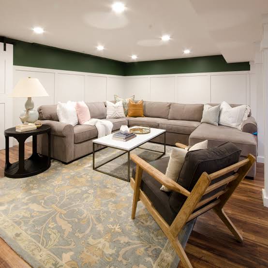 Finished basement remodeling project in Syracuse, NY