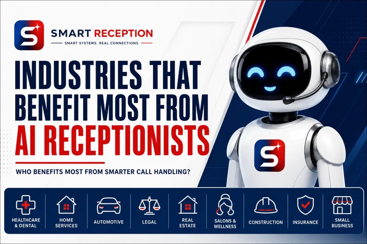 AI receptionist helping small businesses across multiple industries