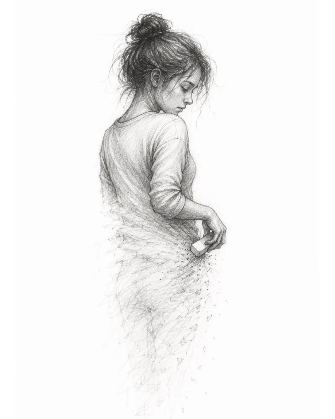 Post about mammas disappearing while taking care of their families.