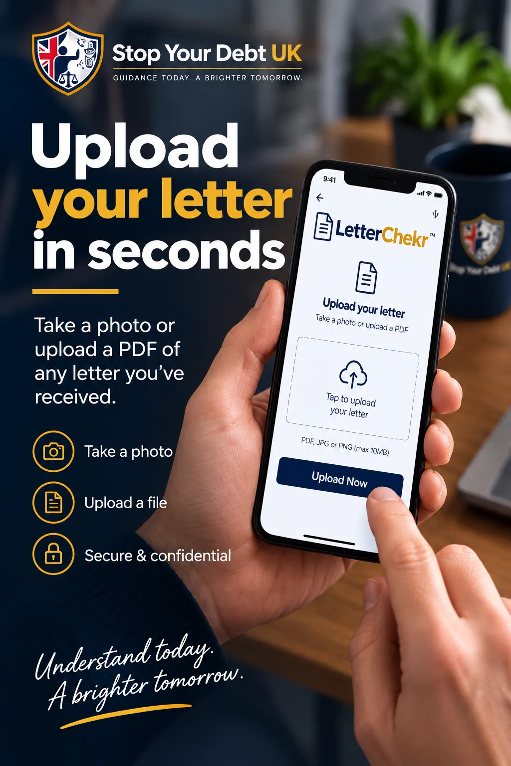 LetterChekr in action helping scan creditor letter