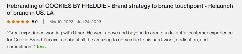 reviews for cookies by freddie by owner  of brand