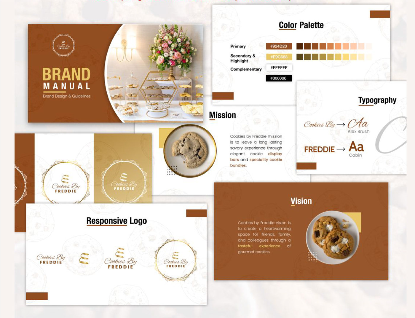 Cookies by freddie fresh brand identity