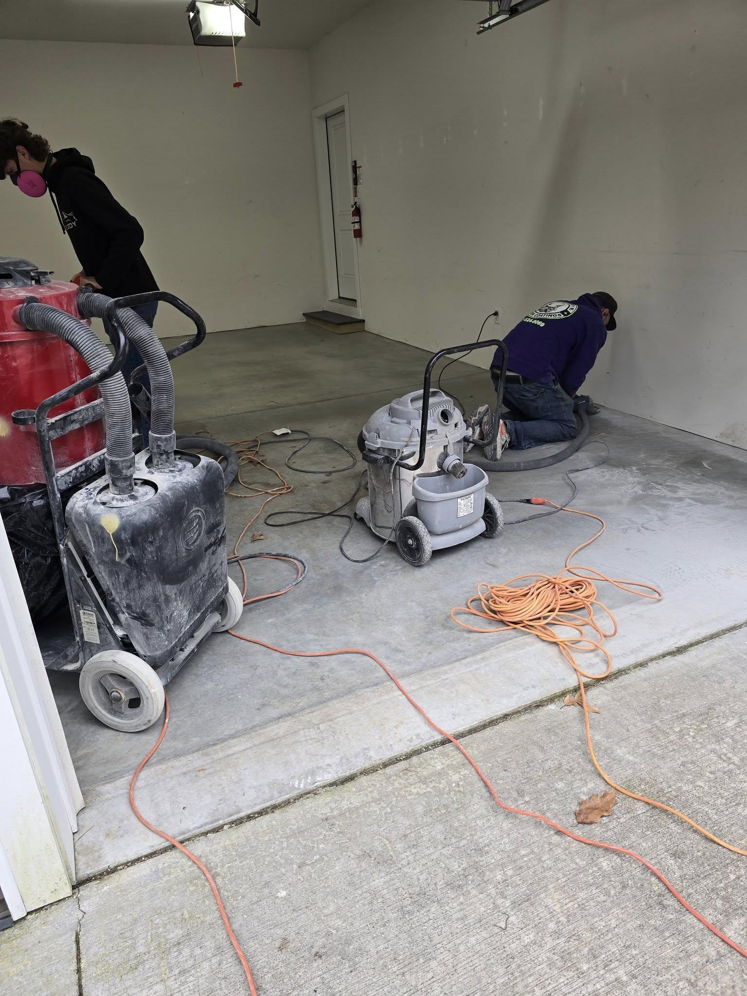 Sealed concrete floor example showcasing durable professional coating