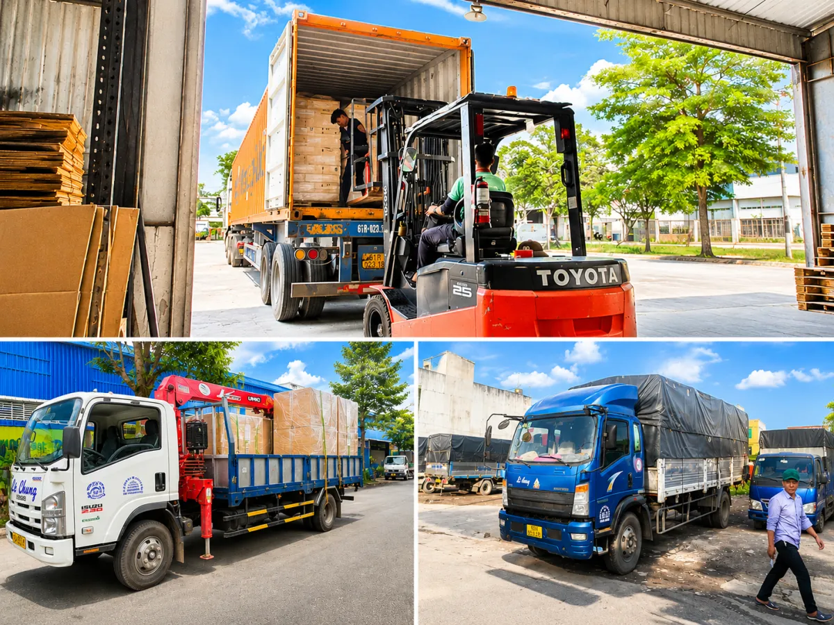 Chành Xe Sài Gòn Đi Miền Bắc – Vận Chuyển Hàng Hóa Giá Rẻ, Uy Tín | Lê Chung