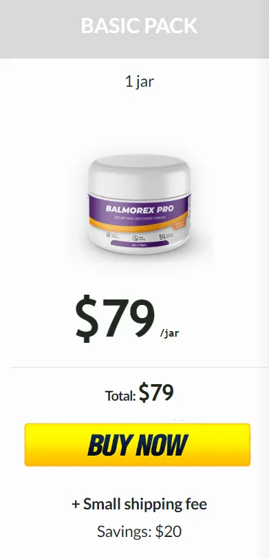 balmorex pro 1 jar