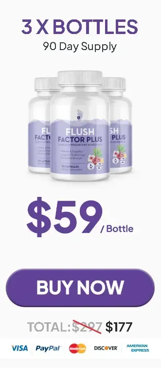 flush factor plus  3 bottles