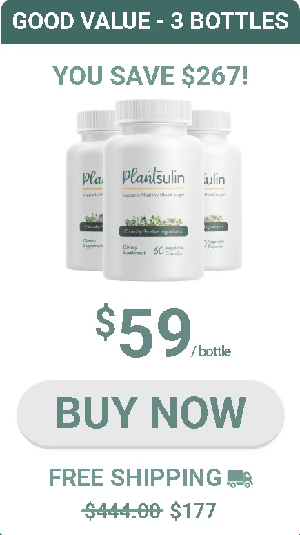 Plantsulin 3 bottles