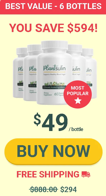 Plantsulin 6 bottles