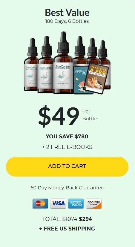 zencortex 6 bottles