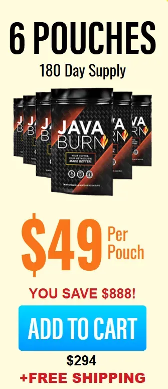 java burn 6 pouches