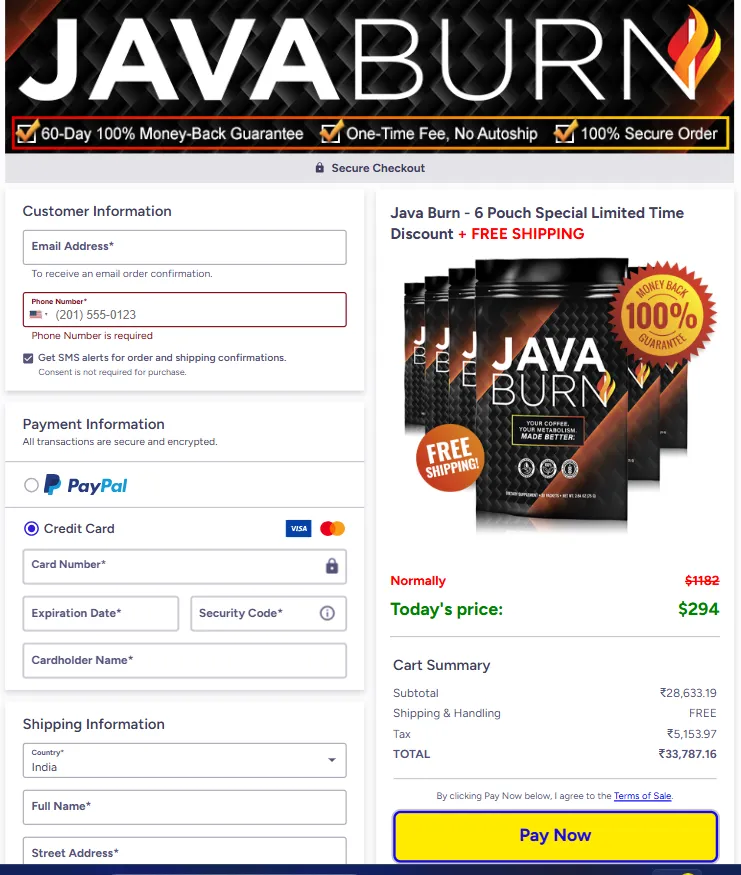 Java Burn buy