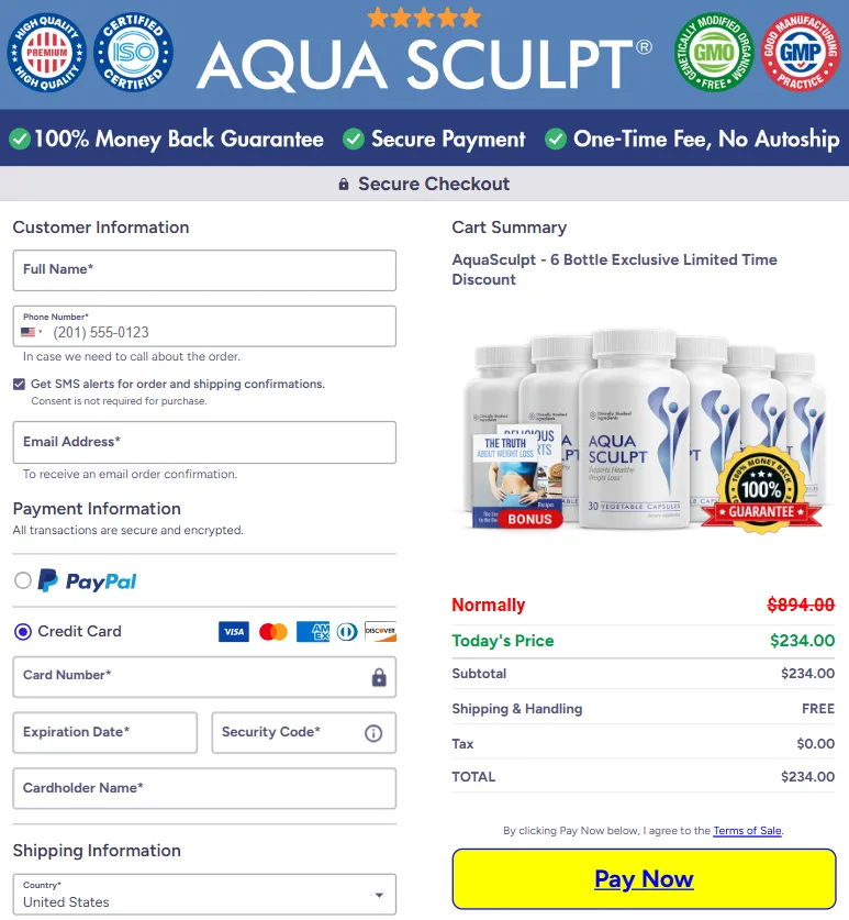 AquaSculpt buy