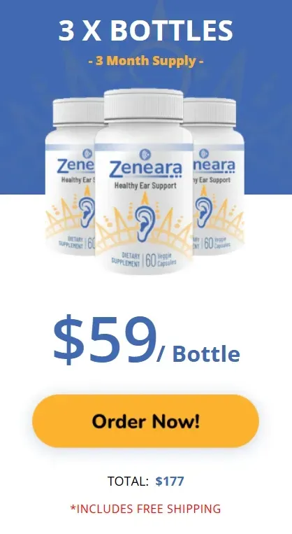Zeneara 3 bottles