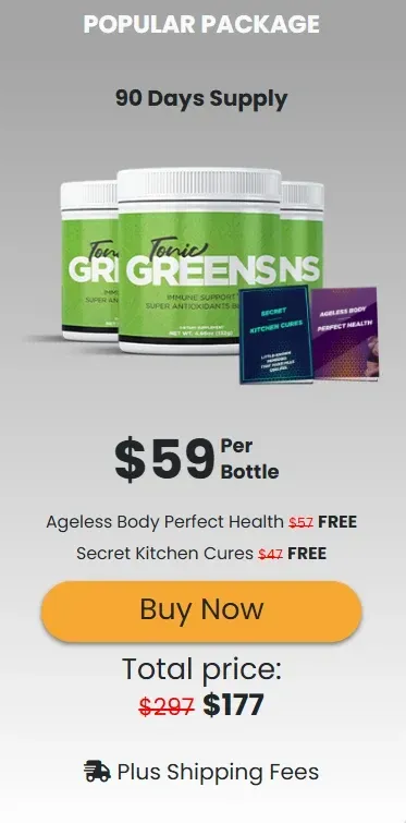 Tonic Greens 3 bottles