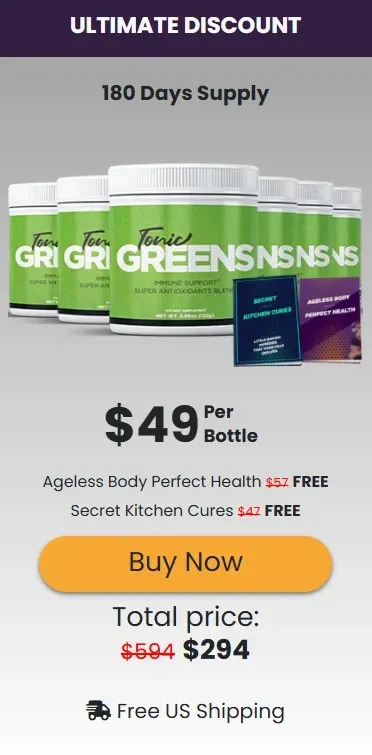 Tonic Greens 6 bottles