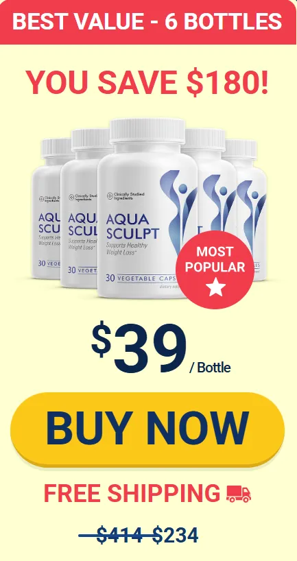 Aqua sculpt 6 bottles