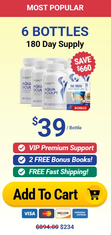 Aqua Sculpt 6 bottles