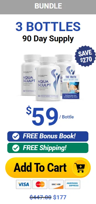 Aqua Sculpt 3 bottles