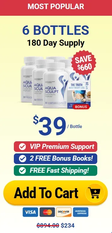 Aqua Sculpt 6 bottles