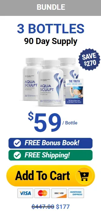 Aqua Sculpt 3 bottles