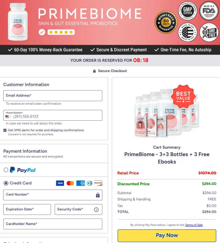 Primebiome buy