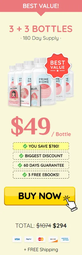 Prime Biome 6 bottles