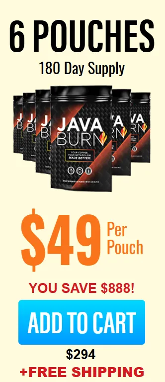 Java Burn 6 Pouches
