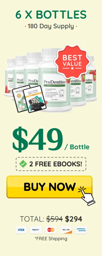Prodentim 6 bottles